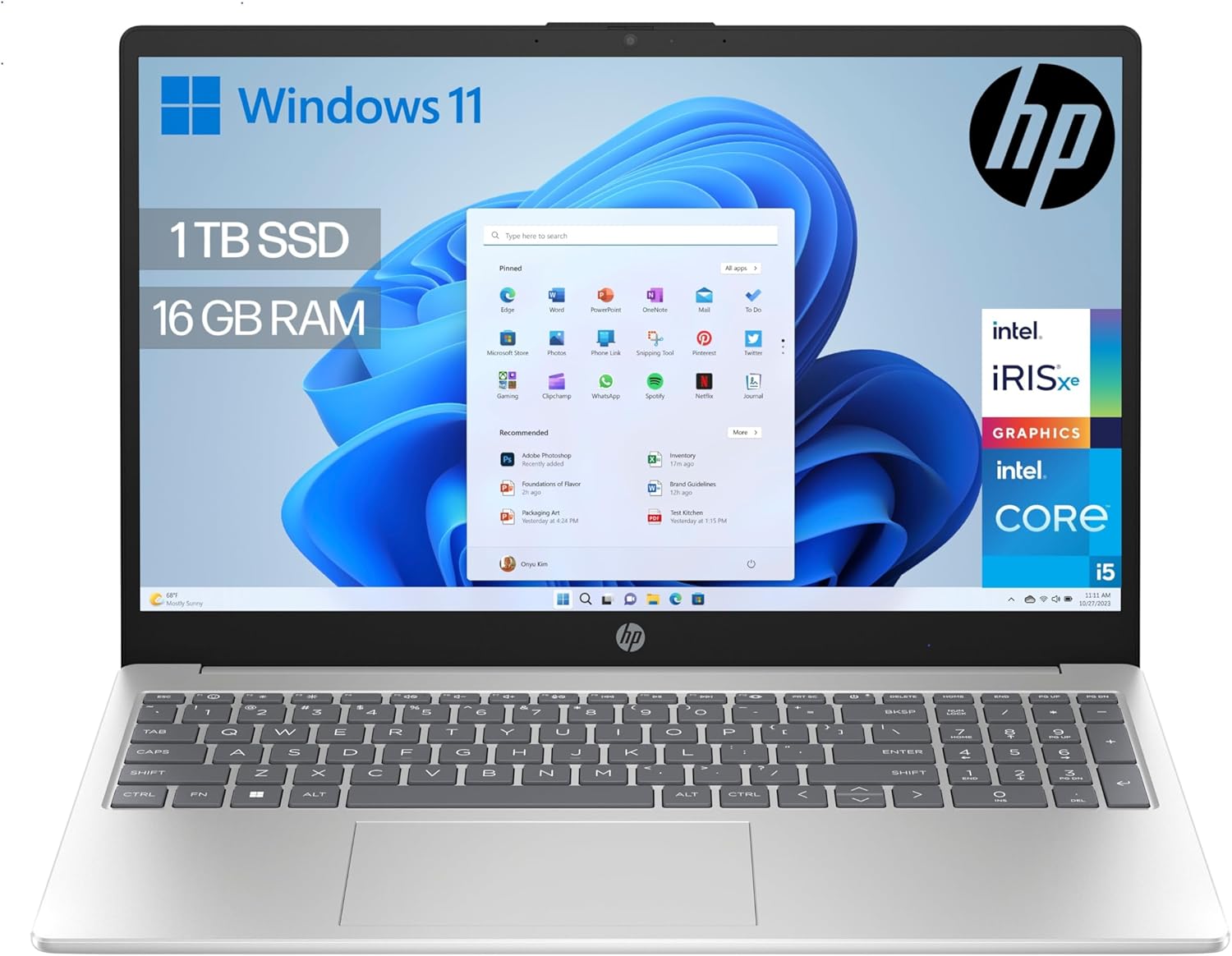 HP Ordenador portátil 15.6" FHD (Intel Core i5-1334U