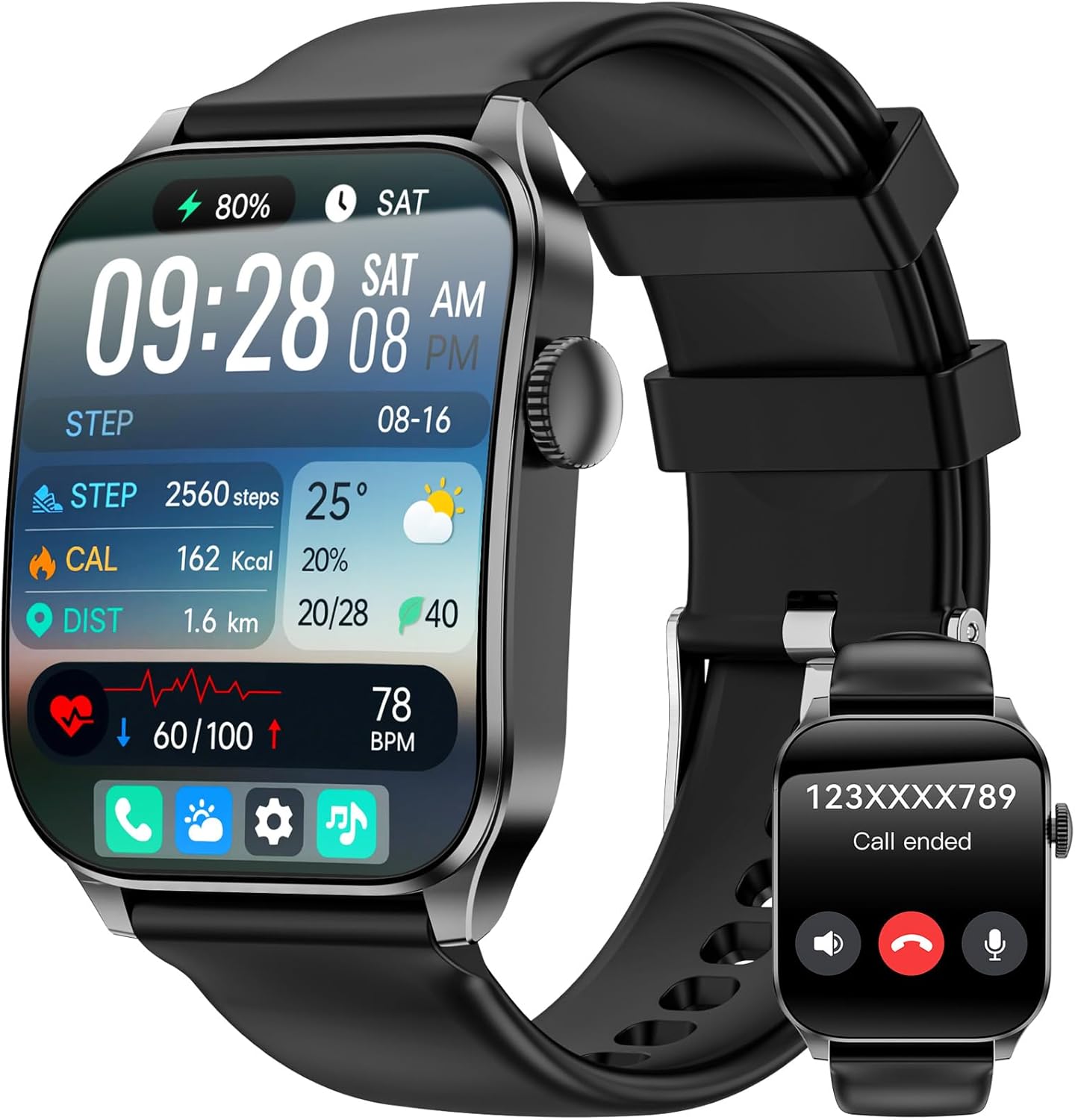Haulvean Reloj Inteligente para Hombre y Mujer
