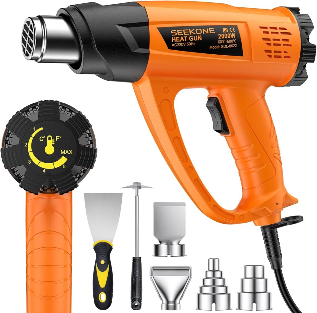 SEEKONE Pistola de Aire Caliente 2000W