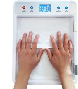 Dispositivo de iontoforesis para tratar la hiperhidrosis