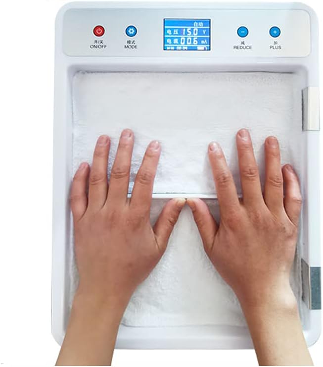 Dispositivo de iontoforesis para tratar la hiperhidrosis