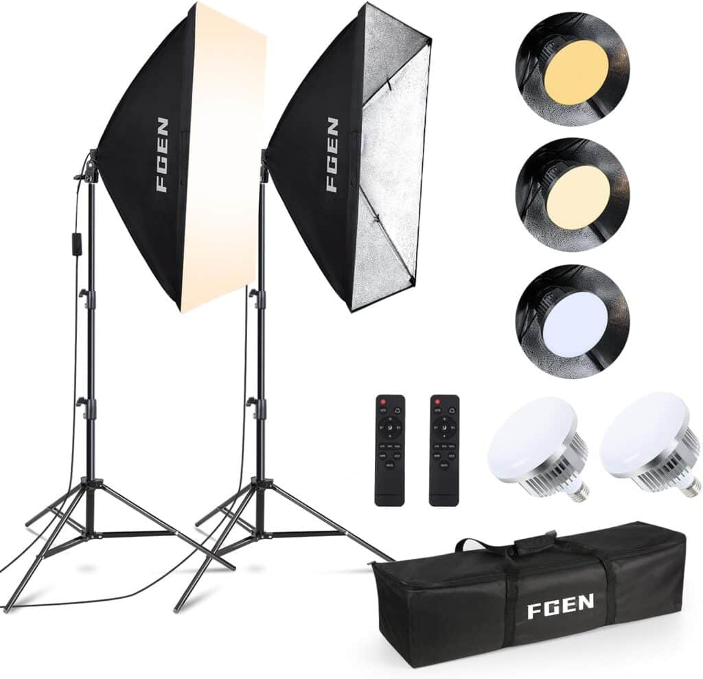 Softbox LED Set, FGen Foco Fotografía