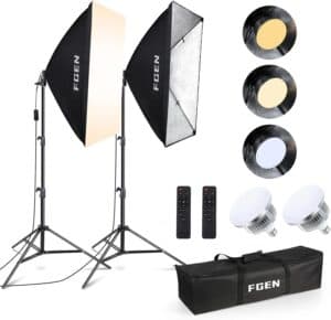 Softbox LED Set, FGen Foco Fotografía
