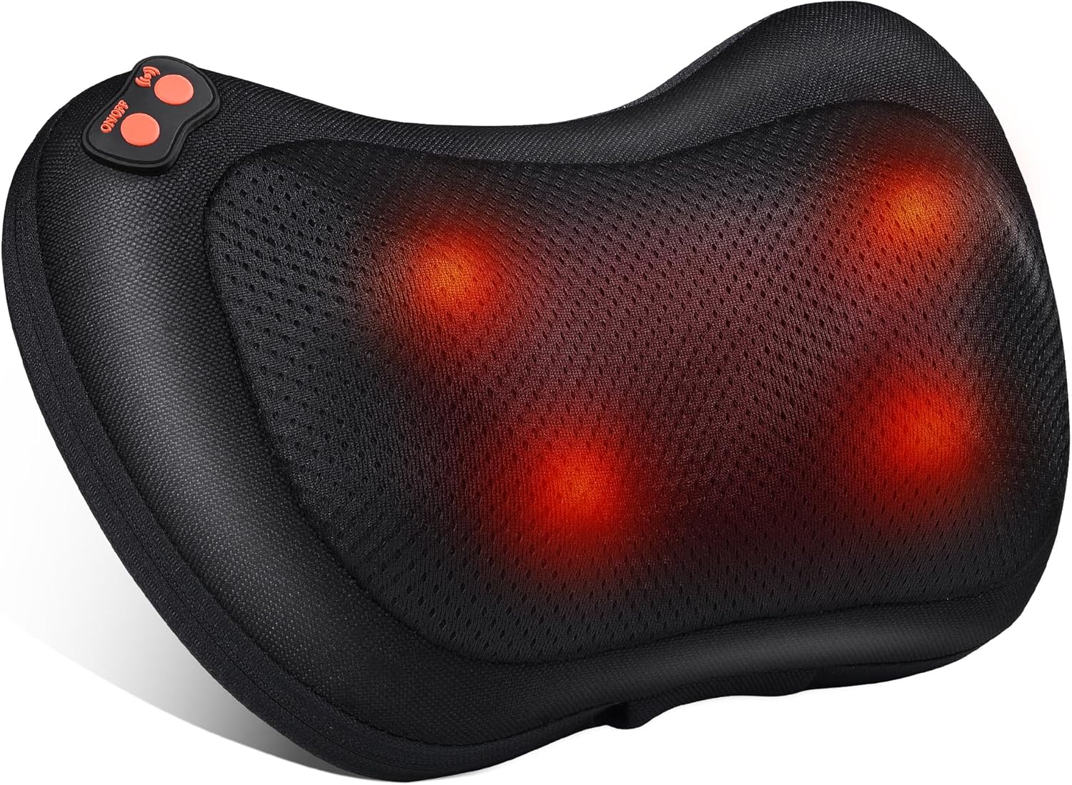 Masajeador Cervical y Cuello Shiatsu Almohada Masaje con Función de Calor