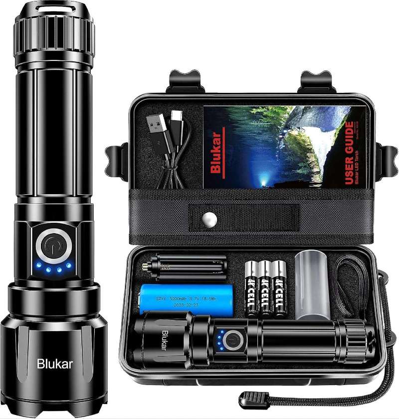 Blukar Linterna LED de Alta Potencia